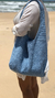 Maxi bag crochê Ponza Azul - comprar online