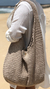 Maxi bag crochê Ponza Areia