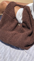 Maxi bag crochê Ponza Café - comprar online