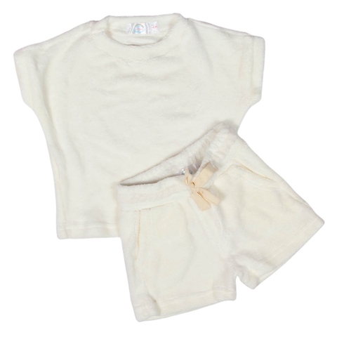 Conjunto Hug Off White Menino