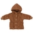 Casaco Teddy Caramelo com Gorro