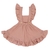 Vestido Babado Gaze Rose - comprar online