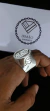 Anel Masculino Personalizado Sua Arte ou Logomarca de Prata 925 (GG) - loja online