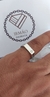 Anel Retangular Sinete com Nome Lateral (Personalizado) Prata 925 - Irmão da Prata | Prata Personalizada