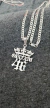 Corrente de Prata 5mm + Pingente Logo (Sua Arte) Personalizada na internet