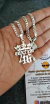 Corrente de Prata 5mm + Pingente Logo (Sua Arte) Personalizada - Irmão da Prata | Prata Personalizada
