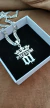 Corrente de Prata 5mm + Pingente Logo (Sua Arte) Personalizada
