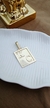 Pingente Placa Letras OURO 18K na internet