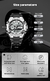 Relógio de pulso digital impermeável militar masculino, LED, quartzo. - loja online