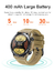 Imagem do Smartwatch esportivo para homens, rastreador de fitness, monitor cardíaco.