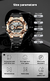 Relógio de pulso digital impermeável militar masculino, LED, quartzo. - comprar online
