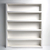 Image of White Melamine Enamel Cabinet
