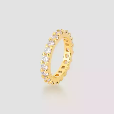 Anel Aparador de Aliança Cravejado - comprar online