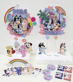Cake Topper con Shakers - Brillantina. Eventos más Lindos ♥