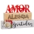 Enfeite de mesa frases com aplique amor 14x20x3