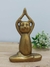 Gato Meditando Dourado