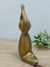 Gato Meditando Dourado - comprar online