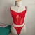 Conjunto Corset Eva - Vermelho na internet