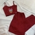 Pijama Ondinha Liso - Vinho - comprar online