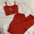 Pijama Ondinha Liso - Vermelho - comprar online