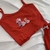 Pijama Ondinha Liso - Vermelho na internet