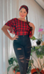 Cropped Feminina de Babado Estiloso XADREZ - Jack For Girl