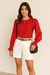 Blusa Manga longa com lastex no punho - comprar online