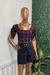 Cropped com lastex nas costas XADREZ - comprar online