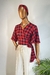 Imagem do Blusa Semi Cropped Transpassada XADREZ
