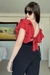 Cropped Feminina de Babado Estiloso - loja online