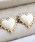 Brinco Heart White ✨