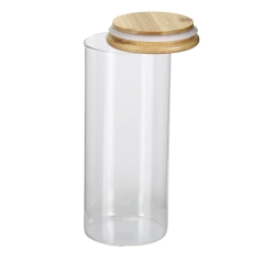 Pote Hermético com Tampa Bambu ( 2000ml)