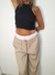 PANTALÓN CON CINTURA BLANCA - comprar online
