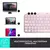 Teclado Bluetooth Logitech Master Series Mx Keys Mini Amv Color Del Teclado Rosa Idioma Español en internet