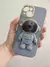 Funda Con Soporte Astronauta Para Iphone 13 Celeste
