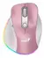 Mouse Inalambrico Bluetooth Recargable Ergo 9000s Pro Genius Color Rosa