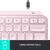 Teclado Bluetooth Logitech Master Series Mx Keys Mini Amv Color Del Teclado Rosa Idioma Español - Sumishop