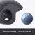 Imagen de Mouse Logitech Ergo M575e Inalámbrico Color Grafito