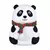Lampara De Mesa Con Forma De Panda Cute Blanco Beige en internet