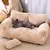 Sofá-Cama de Pelúcia Luxuoso para Pets, Cachorro e Gatos - comprar online