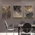 3 Pçs/ Quadro Moderno Cinza Ouro Mármore Pôster Abstrato Imagem - Dlifeshopnowbr