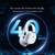 [Headphone com Microfone Bluetooth Gamer] Baseus-Wireless Gaming Headphone com microfone, Bluetooth 5.3, driver de 40mm, 2 - ElectraTech