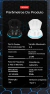 [Fone de ouvidos sem fio] Lenovo-GM2 Pro Sem Fio In-Ear Bluetooth 5.3 Fones De Ouvido, Auriculares Esporti na internet