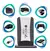Hub Usb 2.0 C/ 7 Portas Extensoras C/ Fonte Bivolt Hb-t68 - comprar online