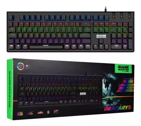 Teclado Gamer Dracarys Kgdb28, Iluminação Led, 107 Teclas