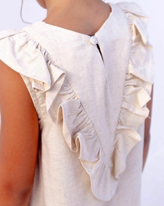 VESTIDO CLARA OFF - Pé de Seriguela Boutique Infantil