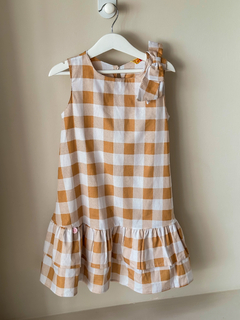 Vestido Mariana - caramelo - Pé de Seriguela Boutique Infantil