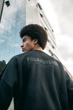MOLETOM CARECA F/W 20 PRETO - FOURHUNDRED - comprar online