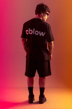 CAMISETA TUBULAR PRETA - ABLOW - Drama Public