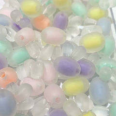 Cuentas Plásticas - Conejito Multicolor y Traslúcido 10mm x 15mm - comprar online